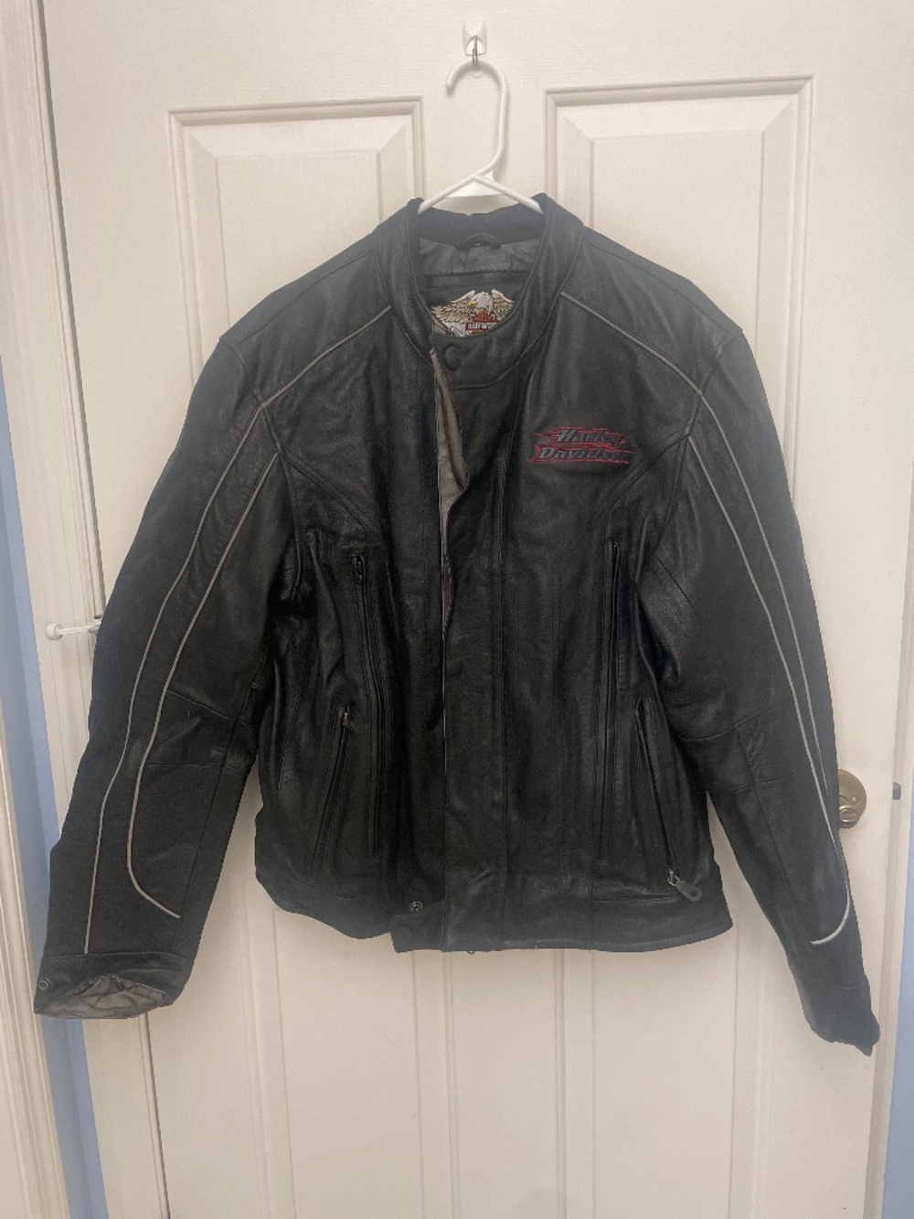 Harley-Davidson Genuine Black leather Motorcycle Jacket